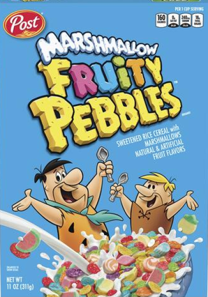 POST FRUITY PEBBLES & MARSHMELLOW 311g